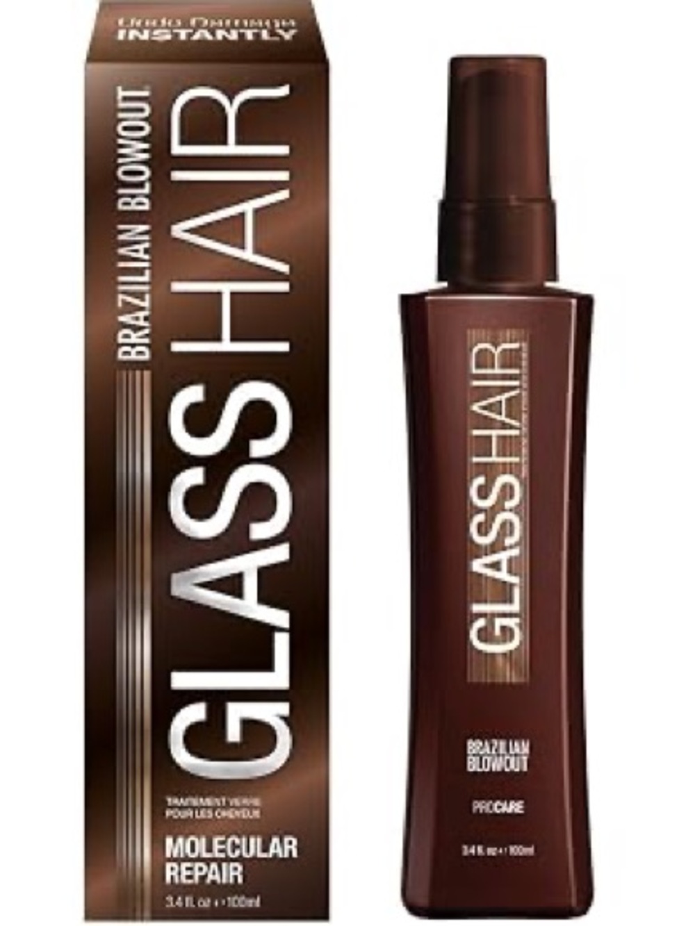 Brazilian Blowout Glass Hair Rapid Repair Leave-In molecular repair Treatment